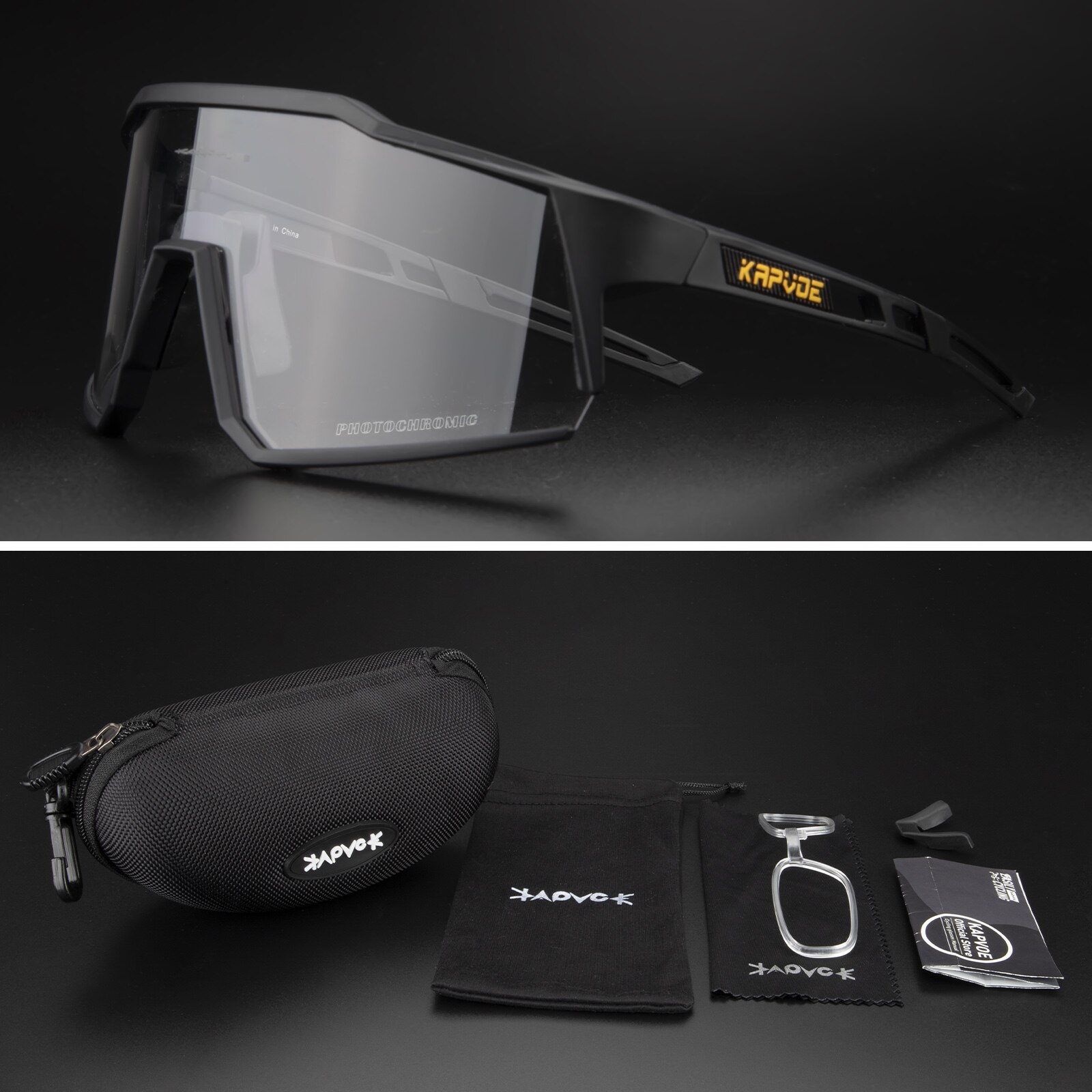 Polarized fishing glasses special high-definition Cycling underwater shooting fish driving hiking bike sunglasses day and night: 04