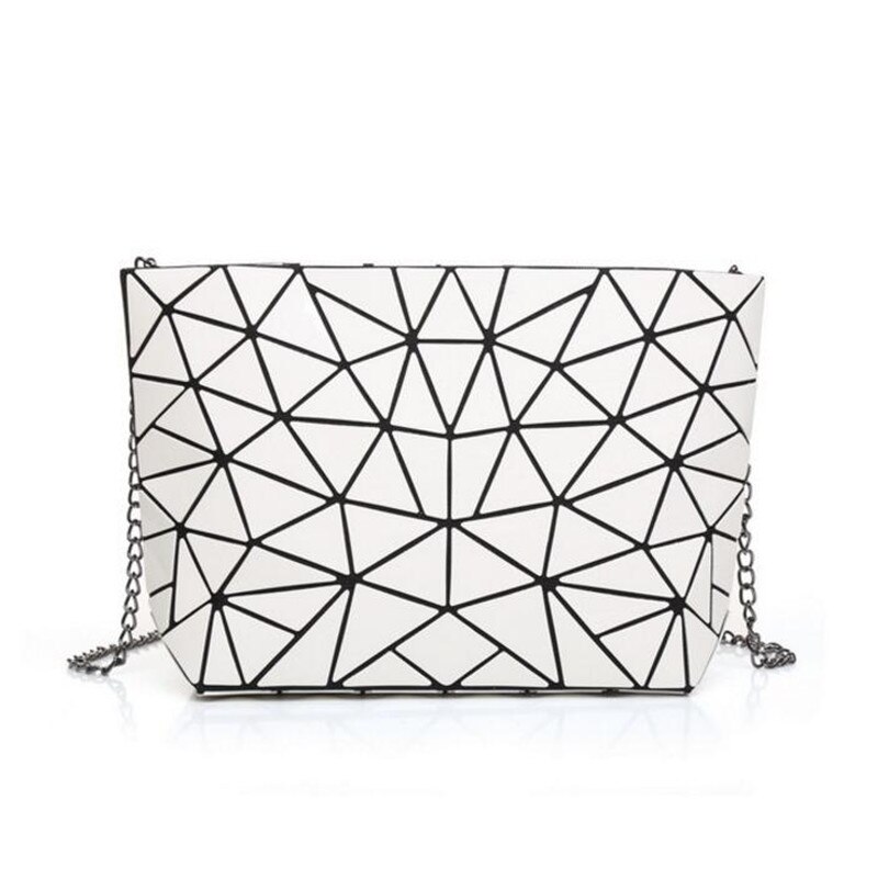 sac a main Bao Tassen Voor Vrouwen Fashoin Top-Handvat Tassen Hologram Schoudertas Tote Kleine Keten crossbody Tassen bolso mujer: Chain white