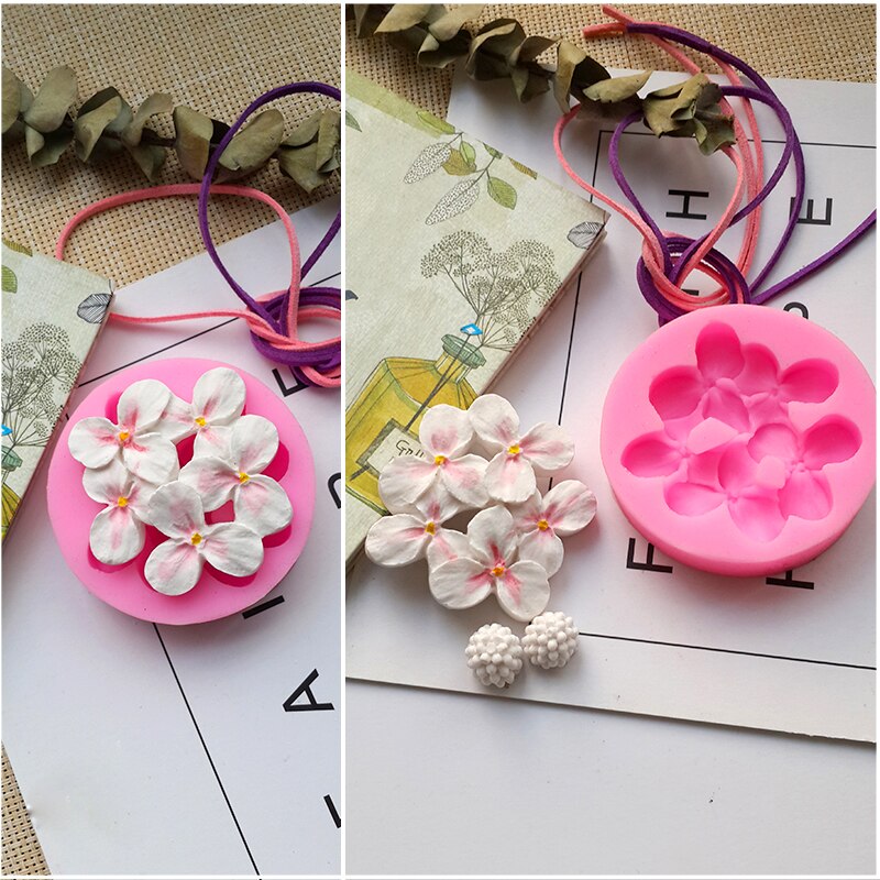 3D Four Leaf Clover Soap Silicone Molds Fondant Silicone Cake Sugarcraft Decorating Tools Resin Clay Chocolate Baking Mold