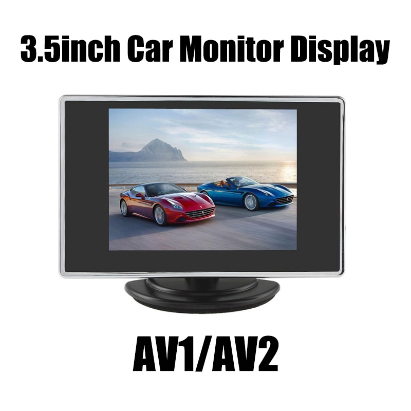 3.5 inch hd auto lcd monitor video-ingang achteraanzicht scherm mini monitor HD mini CCTV monitor CCTV Tester