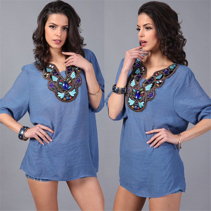 Zomer zwangerschap vintage bloemen losse blouse shirts 4 snoepkleuren casual shirt tops kleding voor zwangere vrouwen