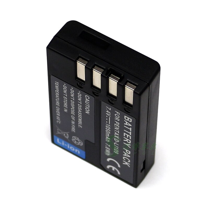 Batterie D-LI109 pour appareil photo PENTAX KP K-70 k-r K-30 K-50 K-S1 K-S2 K-500 K70 Kr K30 K50 KS1 KS2 K500 DSLR
