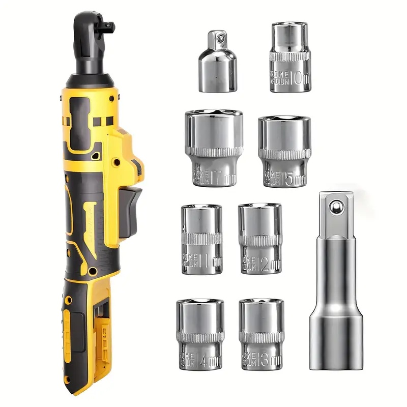 3/8 " akku-ratschenschlüssel, 500n. m akku-schlagschrauber für dewalt 18v-21v -akku