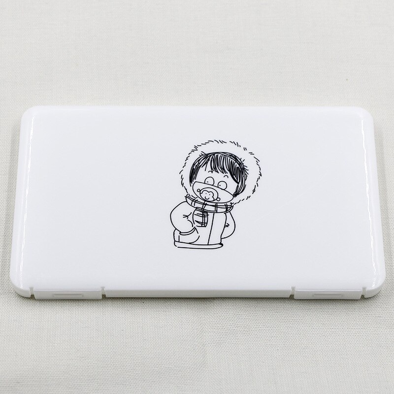 Portable Mask Box Plastic Face Mask Storage Case Boite Rangement Masque Dust Moisture Proof Kids Student Cajas Mascarillas