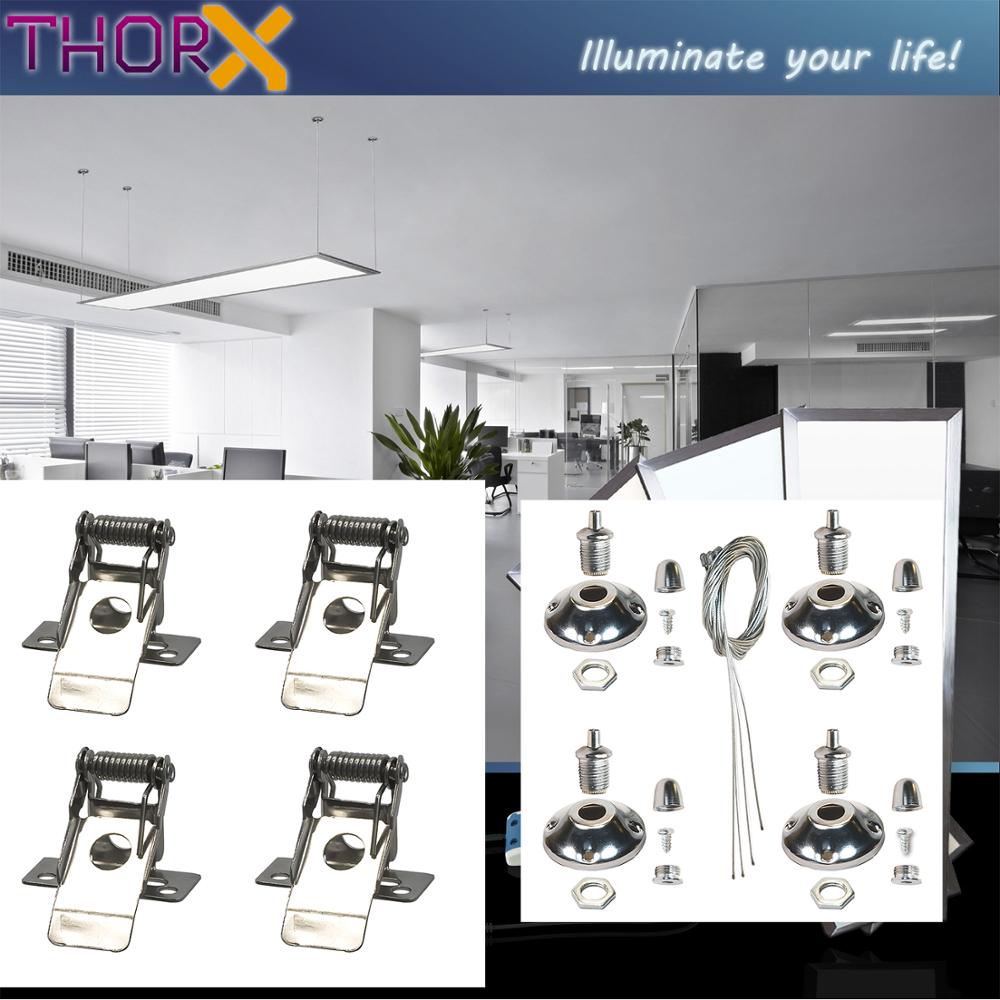 ThorX 1200x300mm Ultraslim LED Panel - 36W, 3000lm with mounting clips and led driver 100-240V, cool / warm / neutral white
