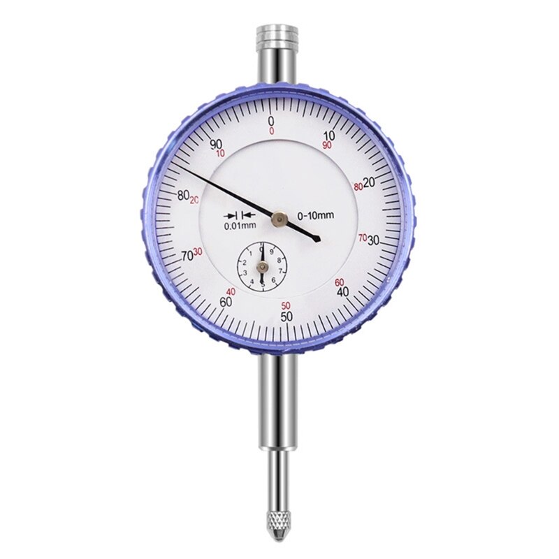 High-precision Pointer Industrial Dial Indicator 0-10 mm Stable Performance Table with Lug Back Measurement Dial Gauge instrumen: Default Title