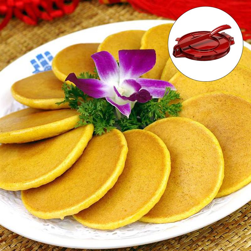 Prensa de Tortilla plegable de aluminio para tortillas de maíz, máquina de prensado de Pie duradera, suministro de cocina, 1 ud.