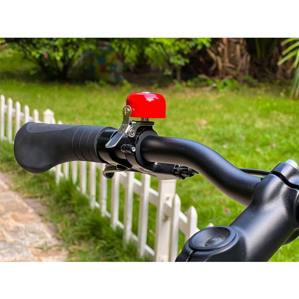 Greallthy Classic Brass Bicycle Bell, Crisp Loud Sound Bike Bell, Mountain Bike Horn, Safety Ride Siren bike Cycling Accessories: Red