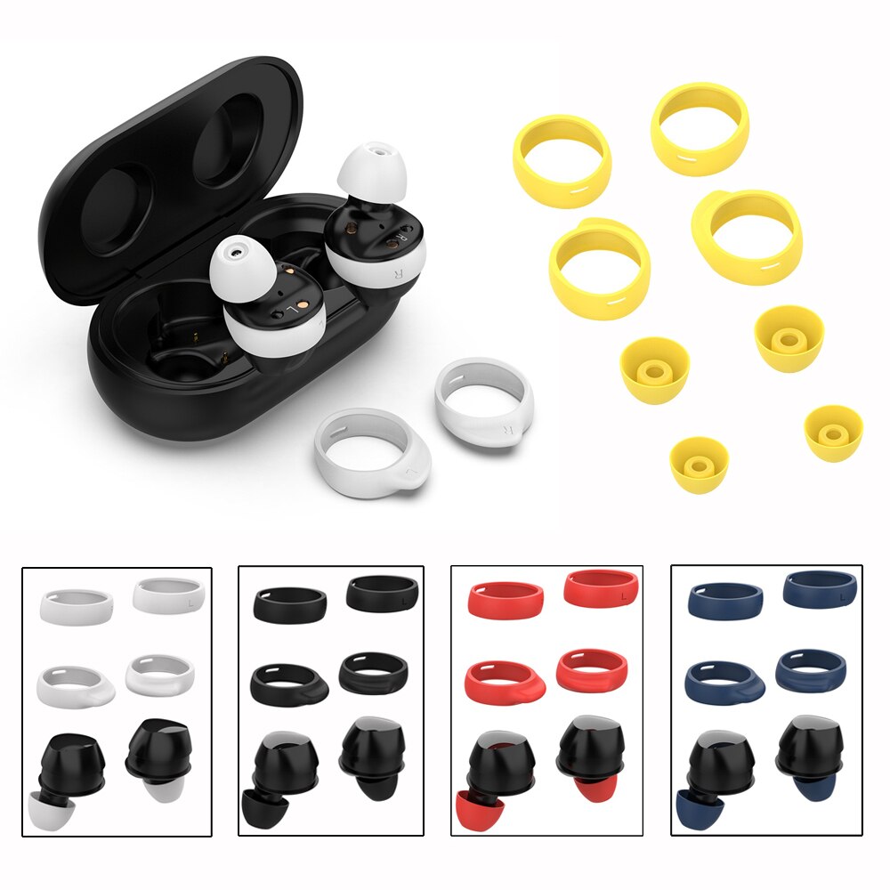 Anti-Slittamento Caso della Cuffia del Trasduttore Auricolare Auricolari Kit di auricolari In Silicone In-Ear Auricolari Della Copertura per Samsung Galaxy Gemme