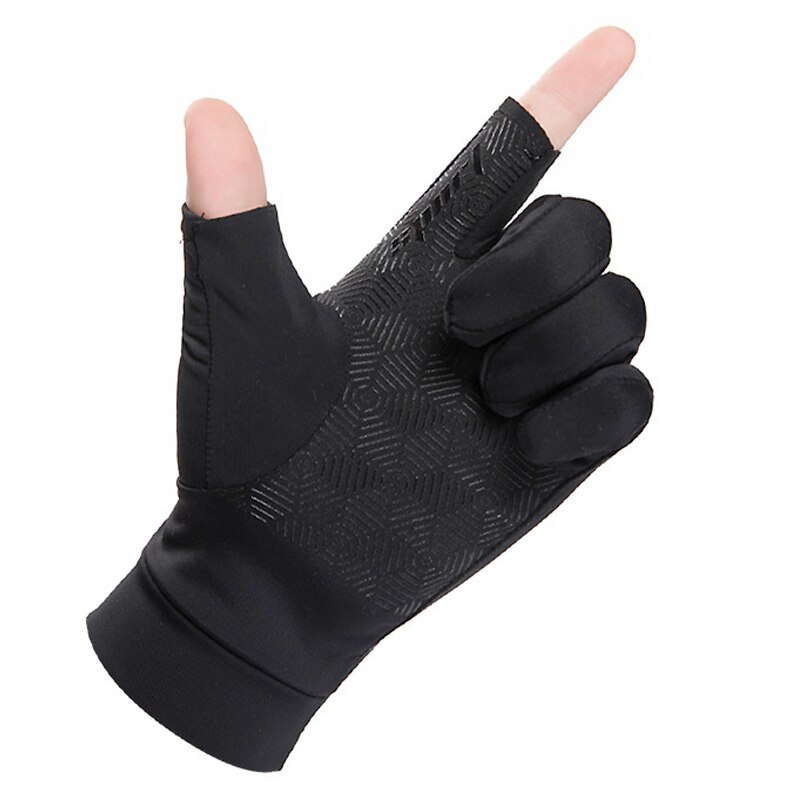 Guantes de Pesca con protección solar para hombre, manoplas de secado rápido transpirables para exteriores, ropa deportiva, verano, FPS 50
