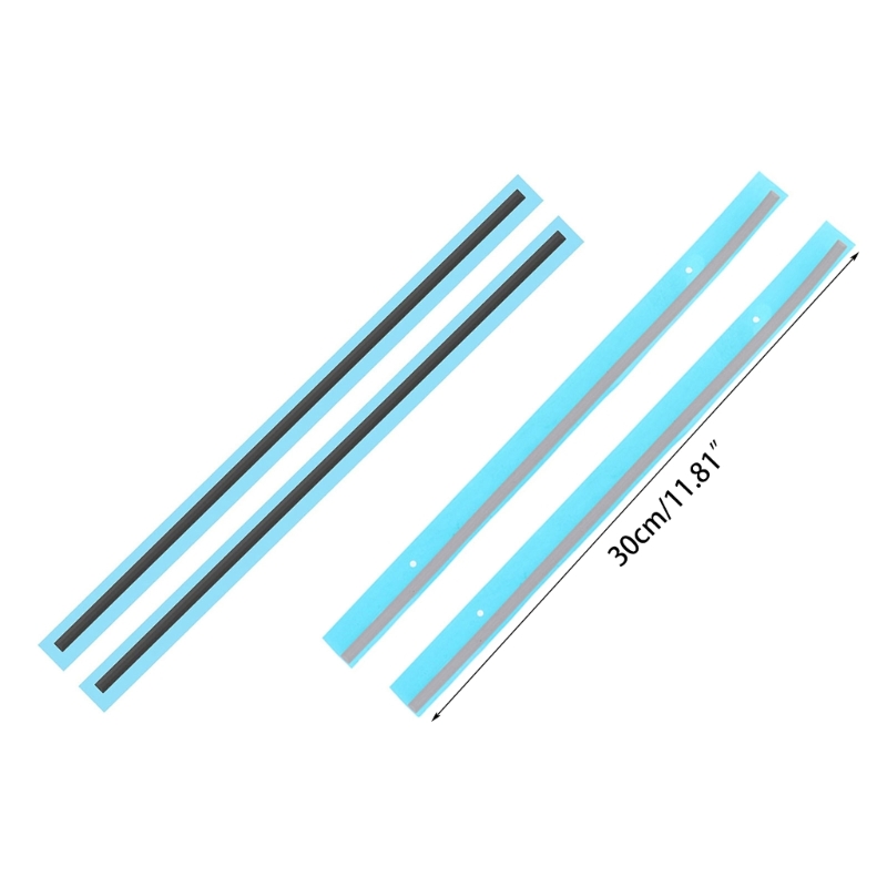 2Pcs Rubber Strip Laptop Bottom Shell Cover Foot Pad For HP Envy X360 15-DR, Envy X360 15-DS Non-Slip Bumper Feet Strips