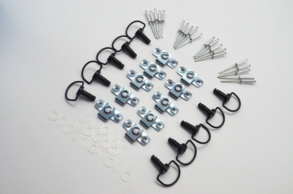 Motorfiets Quick Release D-RING 1/4 Turn Ras Kuip Fasteners Rivet 17mm 14mm voor KTM voor DUCATI Scrambler voor BMW