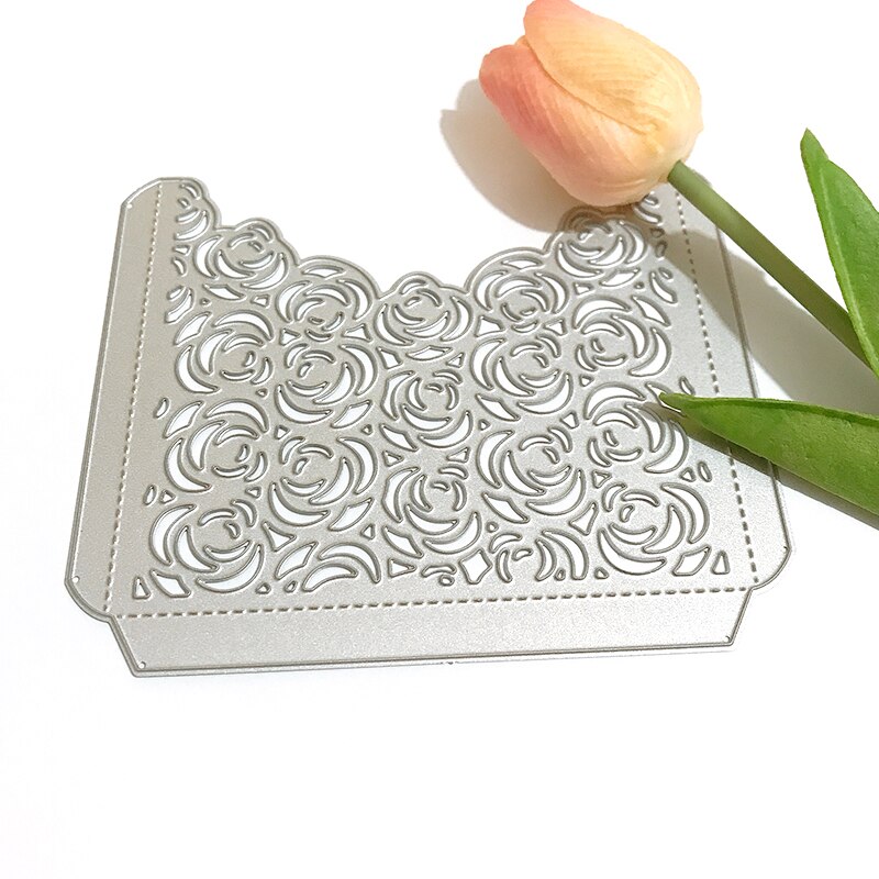 Flowers Lace dies Pocket Metal Cutting Dies rose Scrapbooking Dies Cut