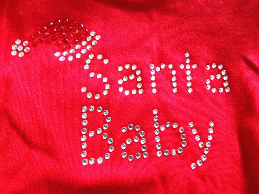 Bébé T-shirt filles noël à manches longues hauts 12M à 2T Santa bébé vêtements Costume vêtements doux coton T-shirt tenue