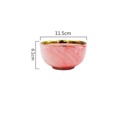 Dinner Plate Set Ceramic Kitchen Plate Tableware Set Food Dishes Pot Rice Salad Noodles Bowl Soup Kitchen Spoon Cook Tool: 8