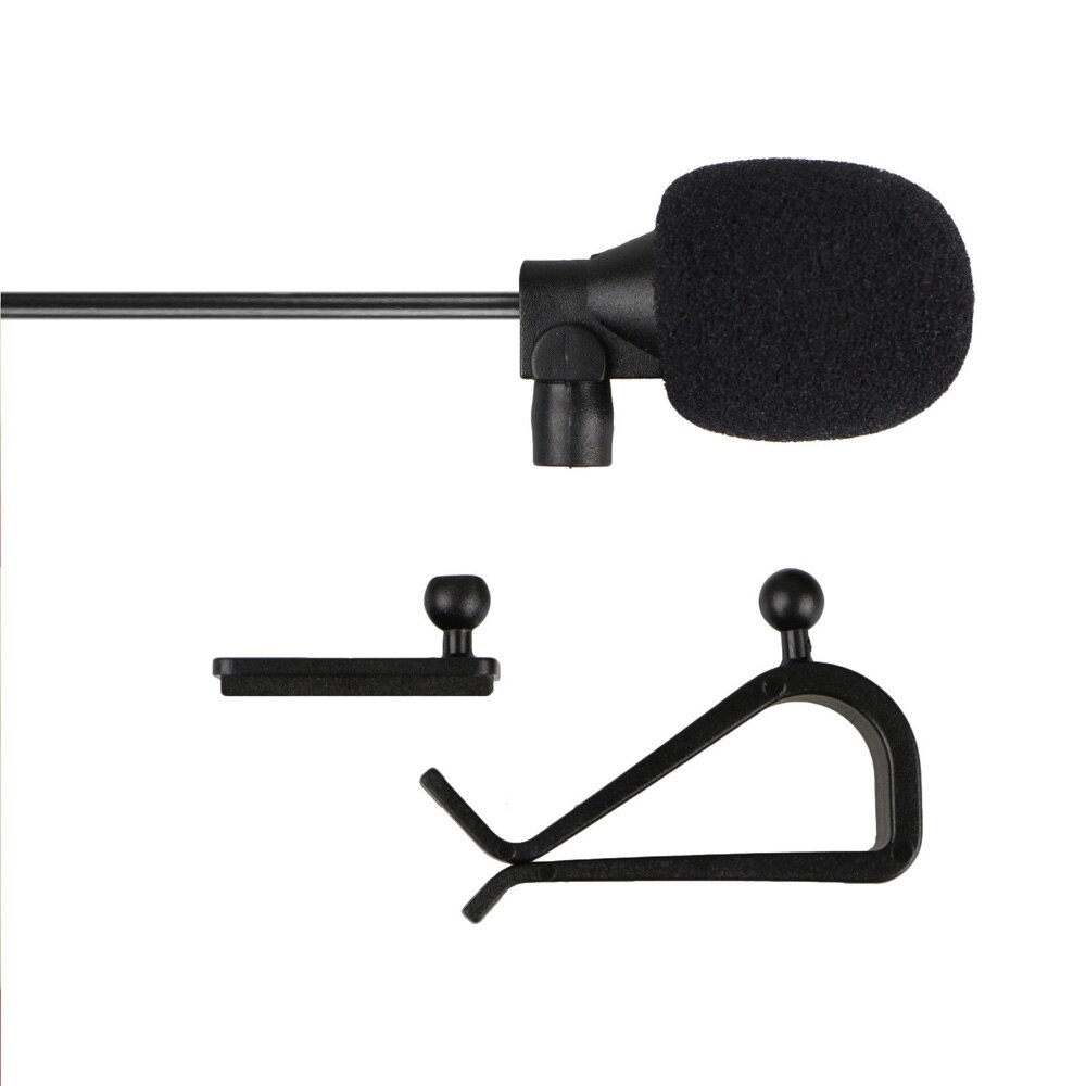 Enabled Microphone External For Bluetooth U Shape Black Car Audio Stereo