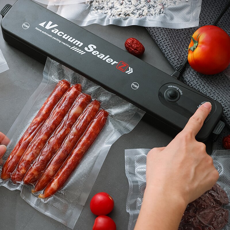 Vacuum Food Sealer Packaging Machine 220V Household Food Vacuum Sealer Film Sealer Vacuum Packer