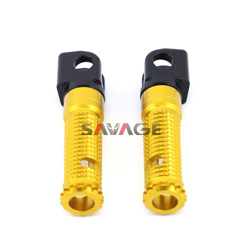 Reposapiés delanteros para motocicleta, pedales para moto KAWASAKI Z900 Z650 VERSYS-X 300 250 KLZ 1000 KLE 650 VERSYS NINJA H2: Gold