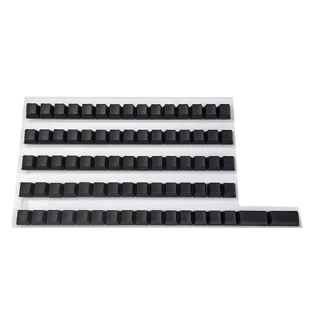 75 Keys OEM Blank PBT Keycaps Suitable For Ortholinear Layout MX Keyboard XD75 ID75 Planck Preonic Niu40 YMD40v2: 75 Black