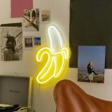 Led neonlys farverige neonskilte til værelse hjemme fest bryllup fødselsdag væg dekorativ jule neon lampe: Banan