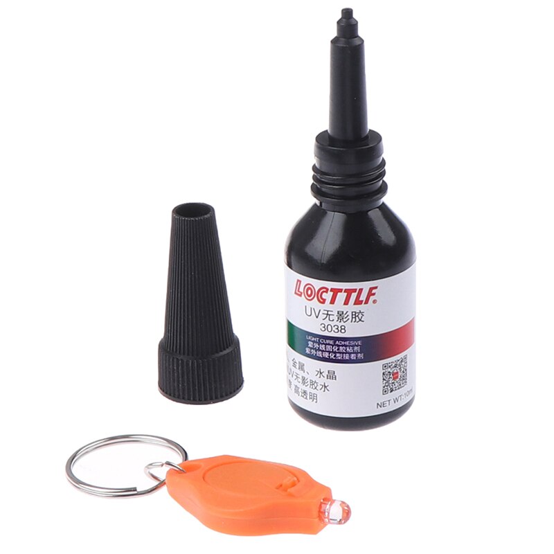 Pegamento transparente UV para reparación de cristal, adhesivo transparente para manualidades, molde para joyería,: YTBI876