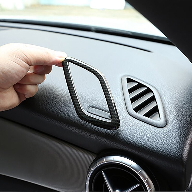 Abs Armaturenbrett Klimaanlage entlüften trimmen für Mercedes Benz Cla Gla Klasse W117 X156 Schwarz