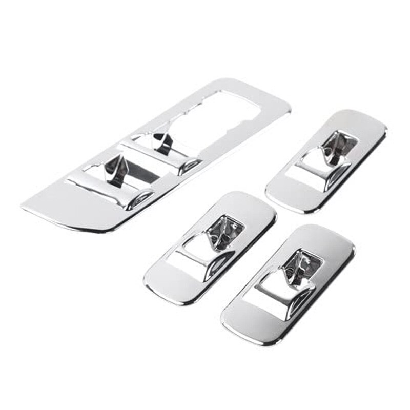 Auto Venster Lift Schakelaar Panel Decoratie Frame Cover Trim Venster Regulator Cover Accessoires Voor Ford Raptor F150 +: Default Title