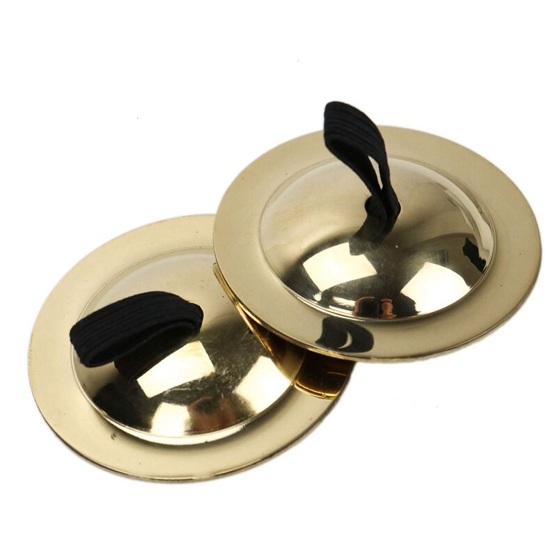 4 Uds. Instrumento Musical de oro para danza del vientre y dedos, platillos para dedos
