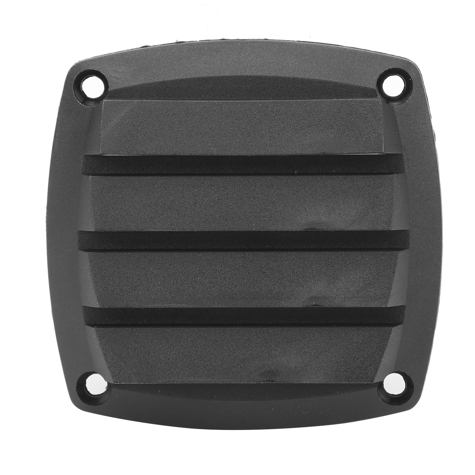 3 Zoll Marine Air Vent Grille Ventilation Kanal Lamellenabdeckung aus schwarzem Kunststoff für Yacht