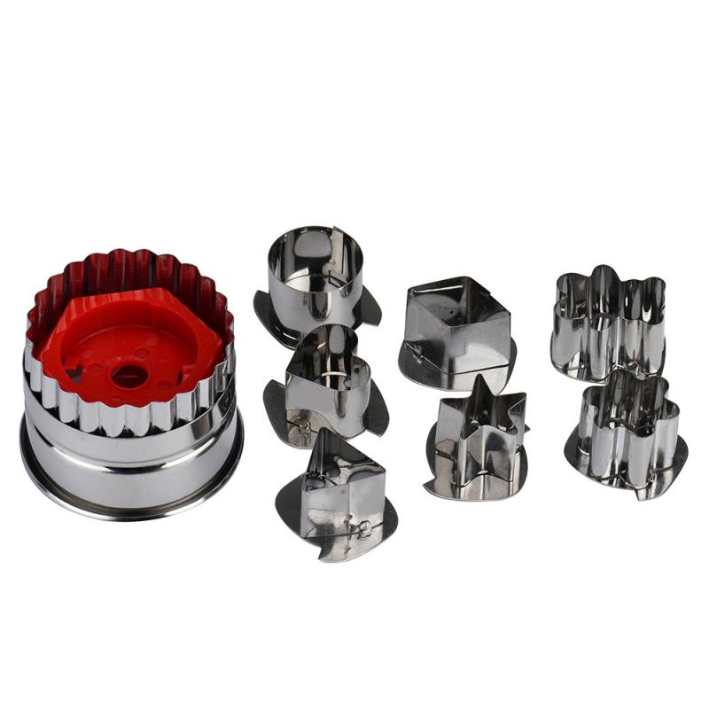 Stainless Steel Cookie Cutter 3D Scenario Cookie Cutter Set Gingerbread Cake Biscuit Mould Fondant Cutter Baking Tools: random color