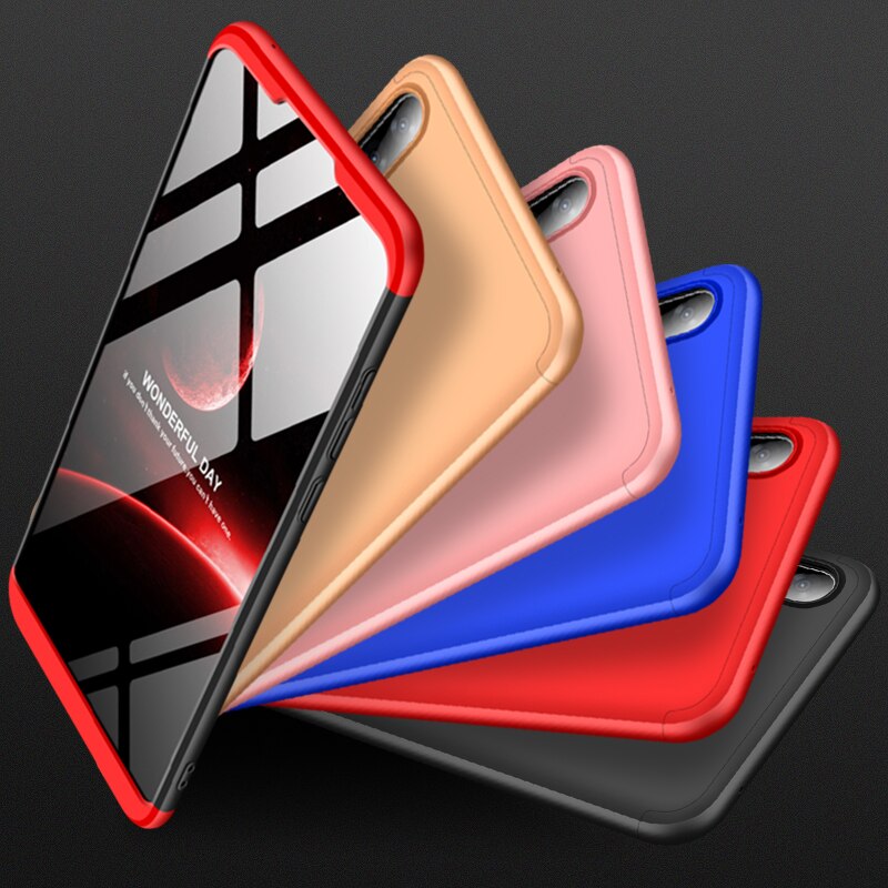 Luxe 360 volledige beschermings-proof armor hybride anti-klop harde pc-hoes voor asus zenfone max pro  (m1) zb601kl zb602kl- hoes