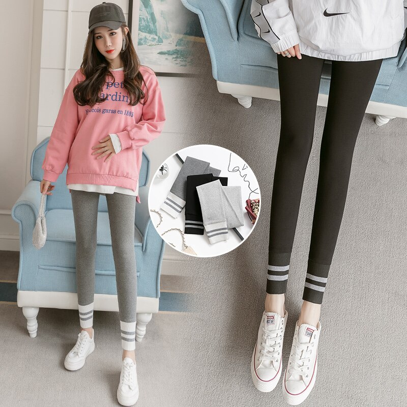 622 # calças para grávidas primavera outono algodão ajustável cintura elástica barriga suporte calças leggings maternidade calças para grávidas