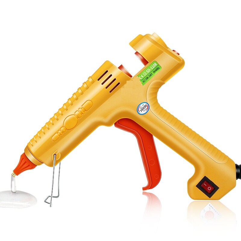 High power industrial temperature glue gun: 300w with switch