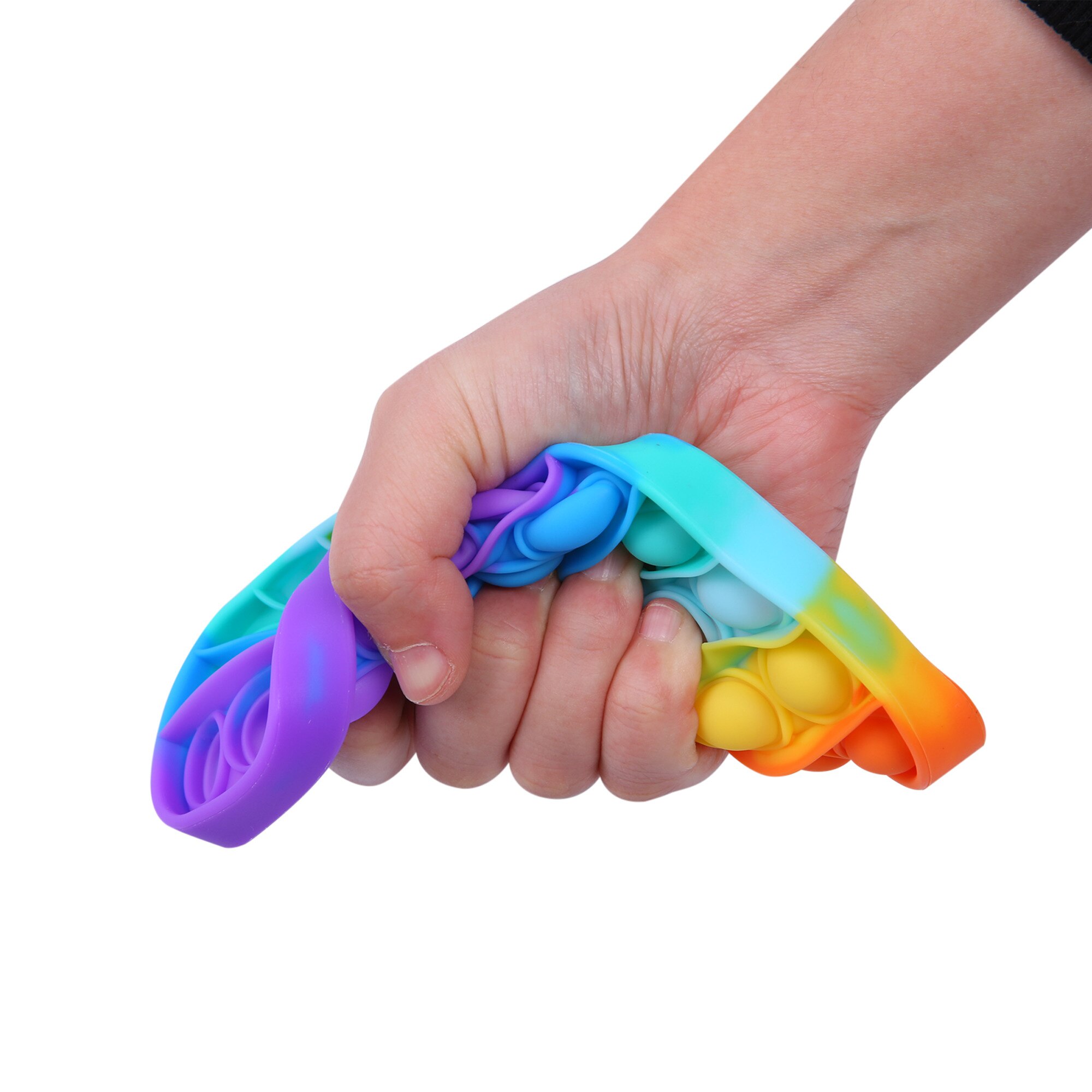 Zappeln Spielzeug Anti Stress Push Pop Es Blase Sensorischen Regenbogen Zappeln ToyRestore Emotionen Stressabbau Spielzeug für OCD Angst