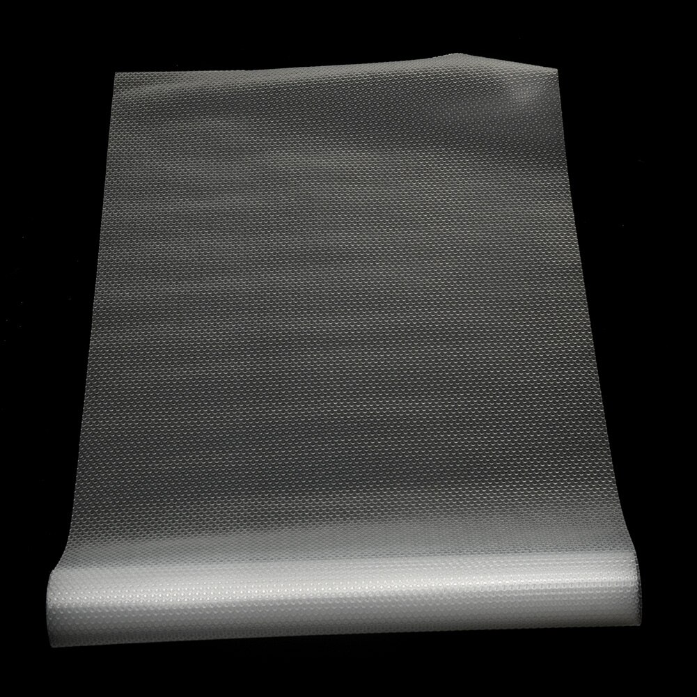 Denpetec Drawer Liner, Non-Slip Durable Transparent Drawer Mat for Kitchen Cabinets, Cupboard Cabinet Fridge Liners