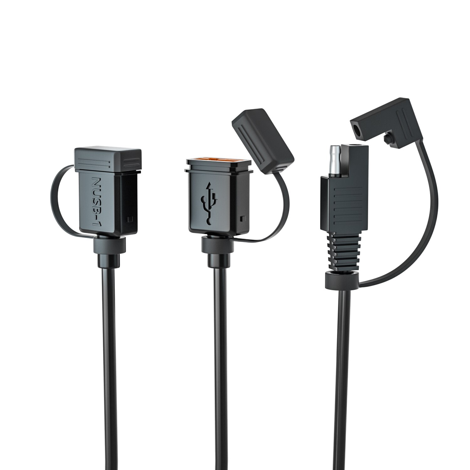 Cargador rápido SAE a USB para motocicleta, adaptador de desconexión de enchufe, resistente al agua, 36W, QC3.0, carga rápida 3,0, Chip inteligente incorporado