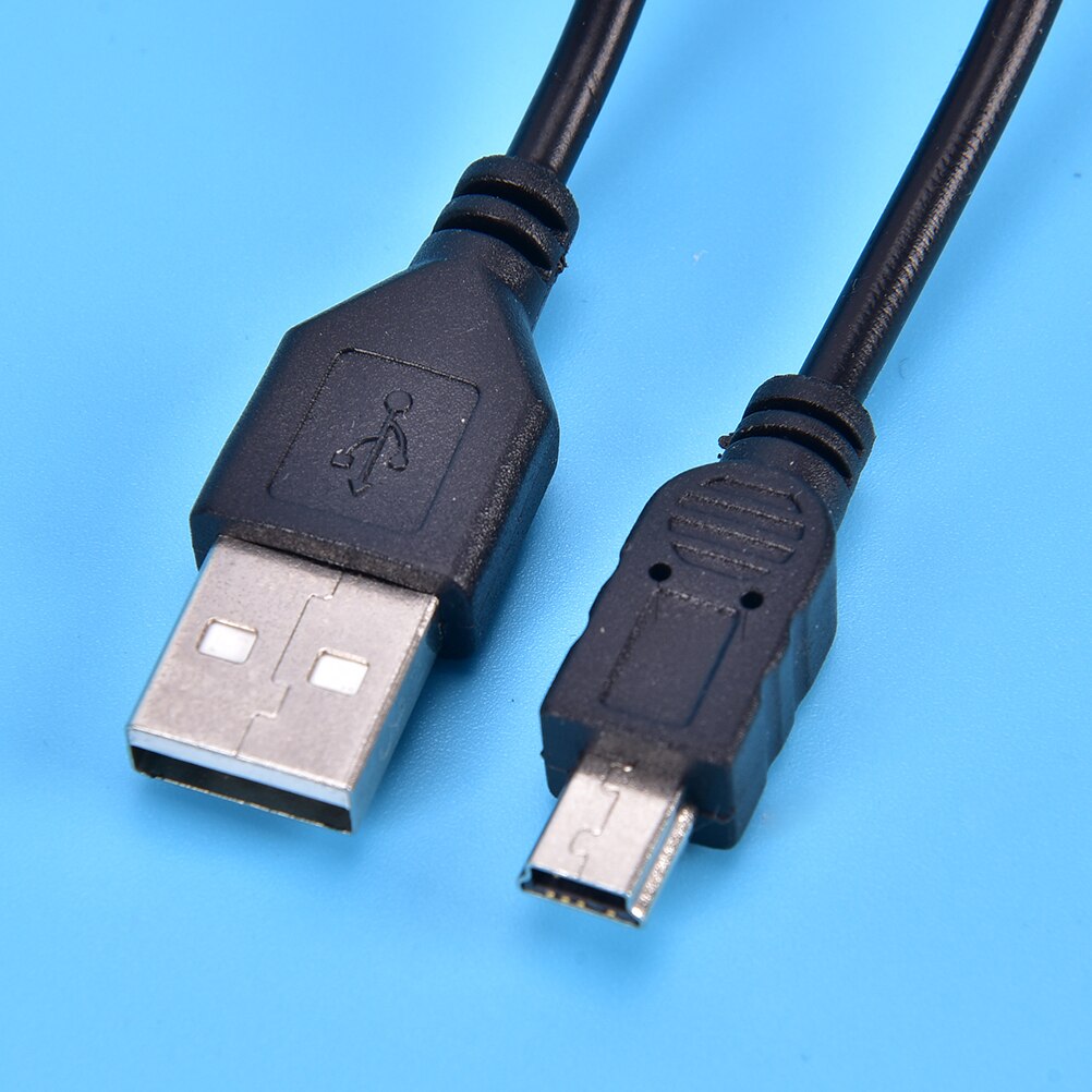 1m Long MINI USB Cable Sync & Charge Lead Type A To 5 Pin B Phone Charger