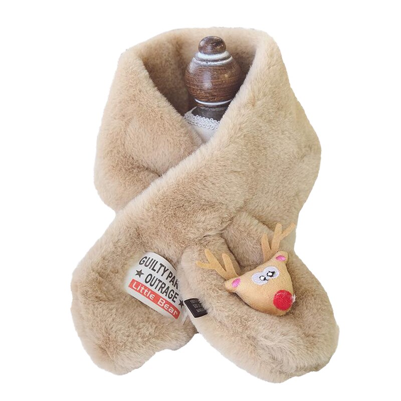 Bufanda con de dibujos animados para bebés y niñas: F