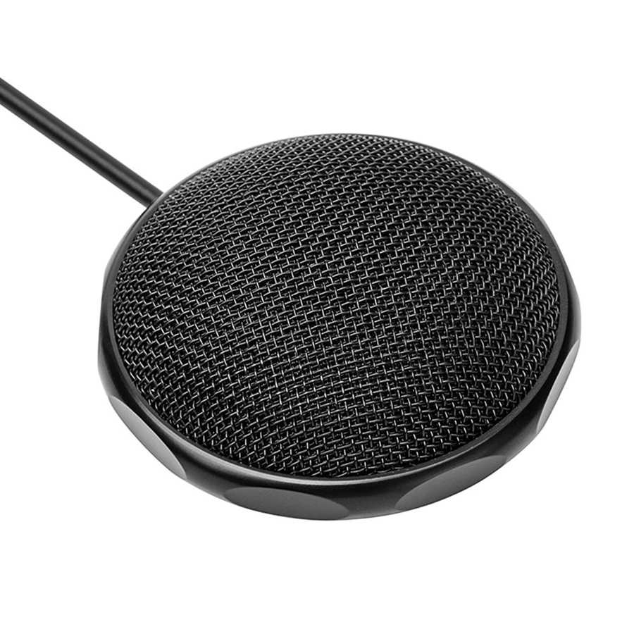 USB Meeting Business Conference Mic USB Omni‑directional Condenser Microphone Mini Wired Meeting Business Mic for PC Laptop