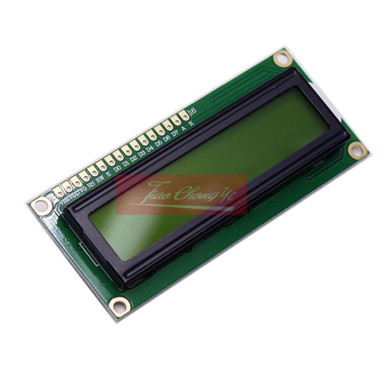 LCD1602 HD44780 Character LCD Display Yellow Blacklight TFT 16X2 LCD Module 5V