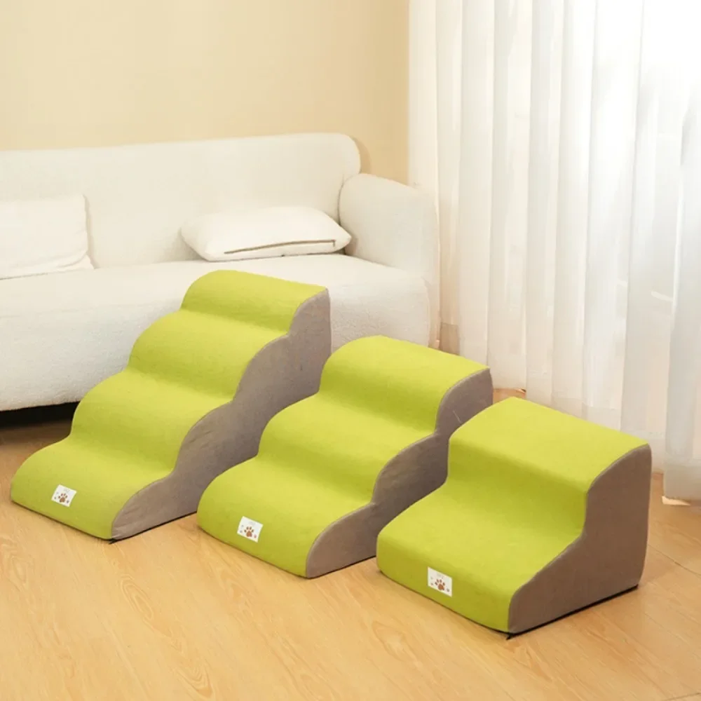 Escabeau pour animaux de compagnie, rampe pour chien/chat, éponge en mousse à mémoire de forme, canapé pour chiens, amovible et lavable, entraînement, rampe pour animaux de compagnie, fournitures pour animaux de compagnie