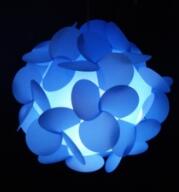 Elements Modern IQ Puzzle Jigsaw Light Lamp Shade Ceiling Lampshade DIY Chandelier Light Lamp: C-30blue