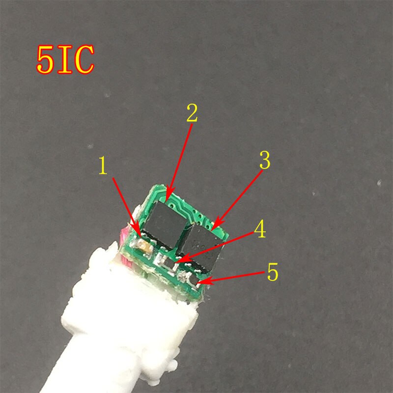 10 sztuk/partia 1m/3ft 8ic 5ic E75 żeton OD:3.0mm kabel USB robić transmisji danych z zieloną etykietą opakowania detalicznego