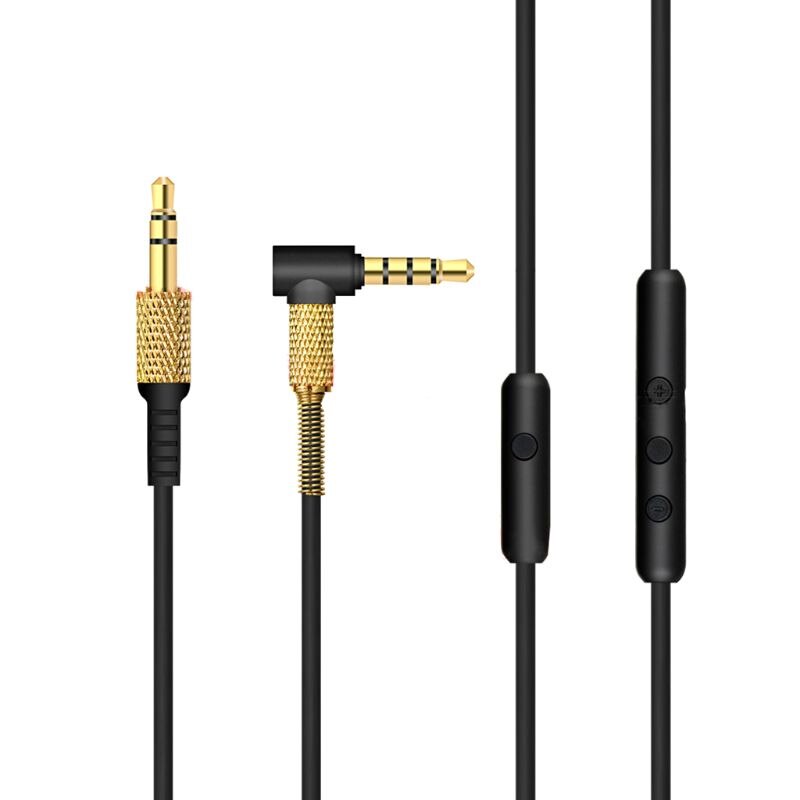 Vervanging Audio Kabel Voor Marshall Major Ii Monitor Mid Hoofdtelefoon Cord Met Mic &amp; Volume Controle Remote