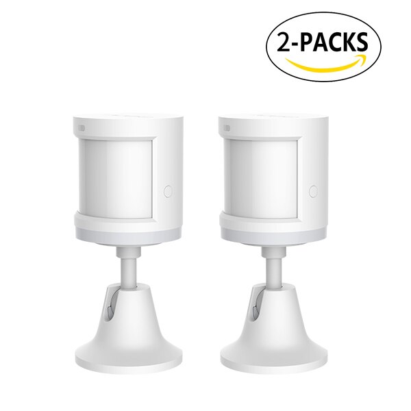 Aqara Wireless PIR Motion Detector Human Body Sensor Smart Body Sensor ZigBee MiHome APP Connection Security Home alarm System: 2pcs