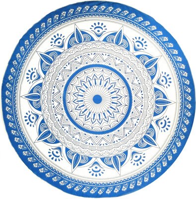 150cm bohem chiffon stor tynn mandala sommer rund strand skjerf håndkle solbad sjal wraps billedvev serviette de plage ymb 22: A9