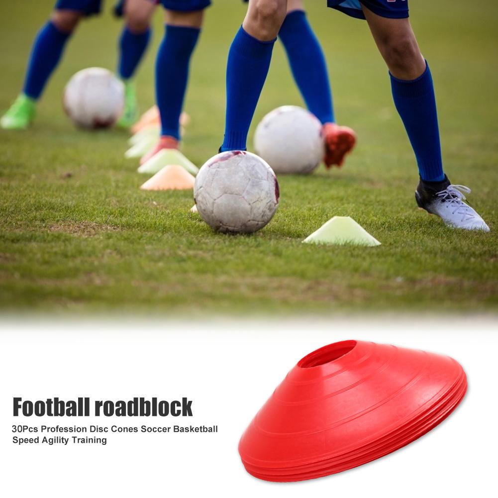 Marker Discs Portable Delicate 30x Soccer Training Disc Cones Football Drill Cone Markers Sports Accessories