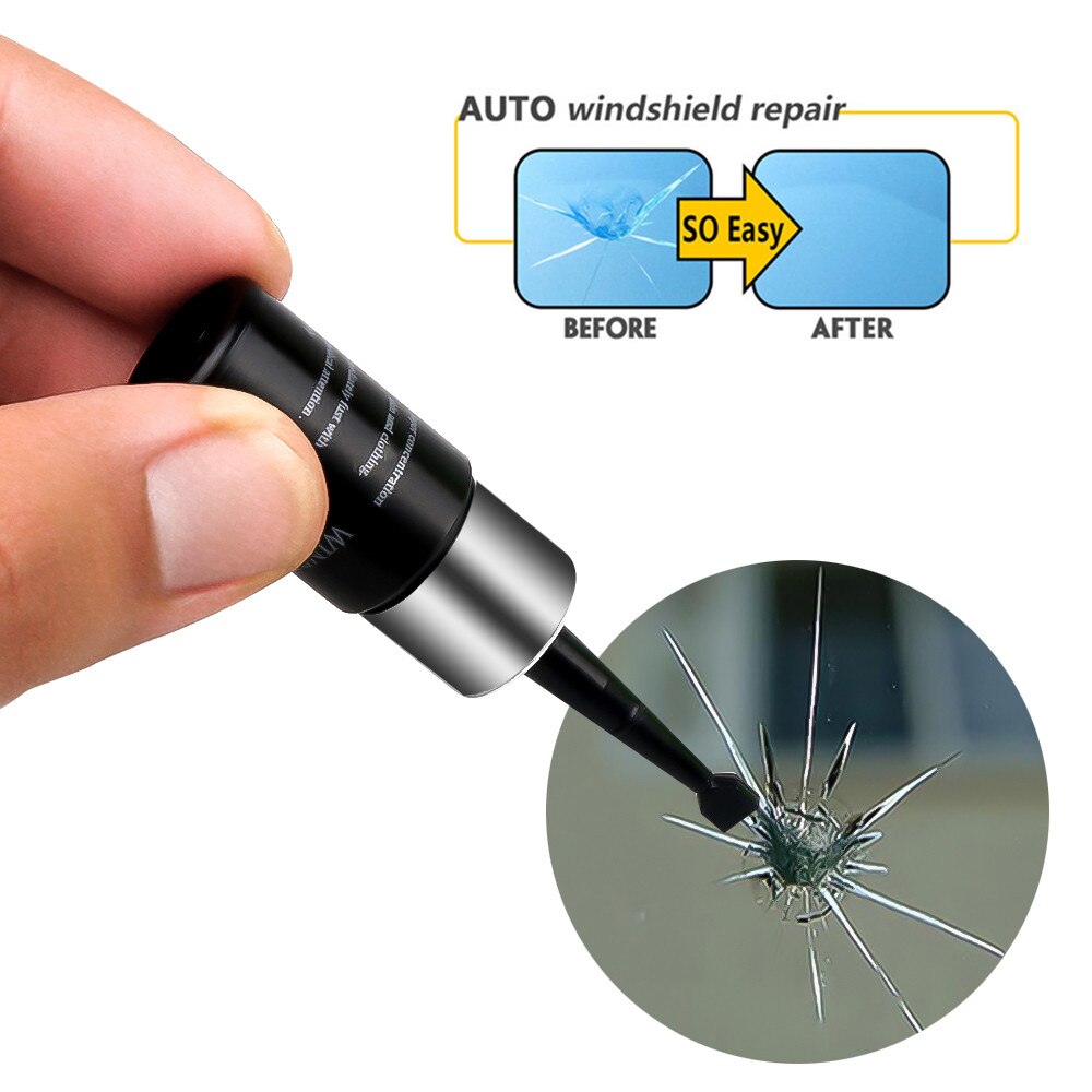 Autoruit reparatieset voorruit diy autoruit reparatiegereedschap autoglas krassen barsten herstellen reparatie hars uithardende lijm