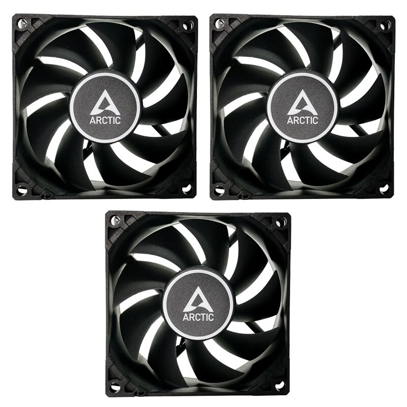 Arctic F8 Pwm REV.2 Computer Case 8Cm Fan 4Pin Pmw Temperatuurregeling Passen 80Mm Cooler Master: 3pcs