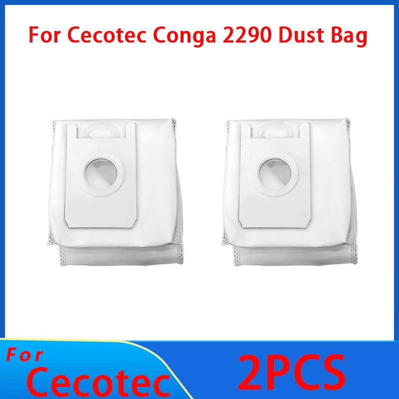 Vacuum Cleaner Bags For Cecotec Conga 2290 Dust Bag Spare Parts Dirty bag garbage bag Robot Replacement Accessories: WHITE